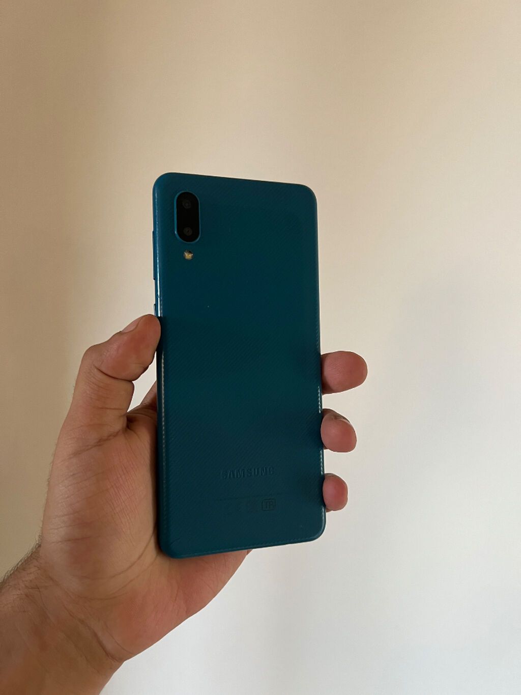 Samsung Galaxy A02, 32 GB, rəng - Göy, Sensor — Samsung, Bakı (2)