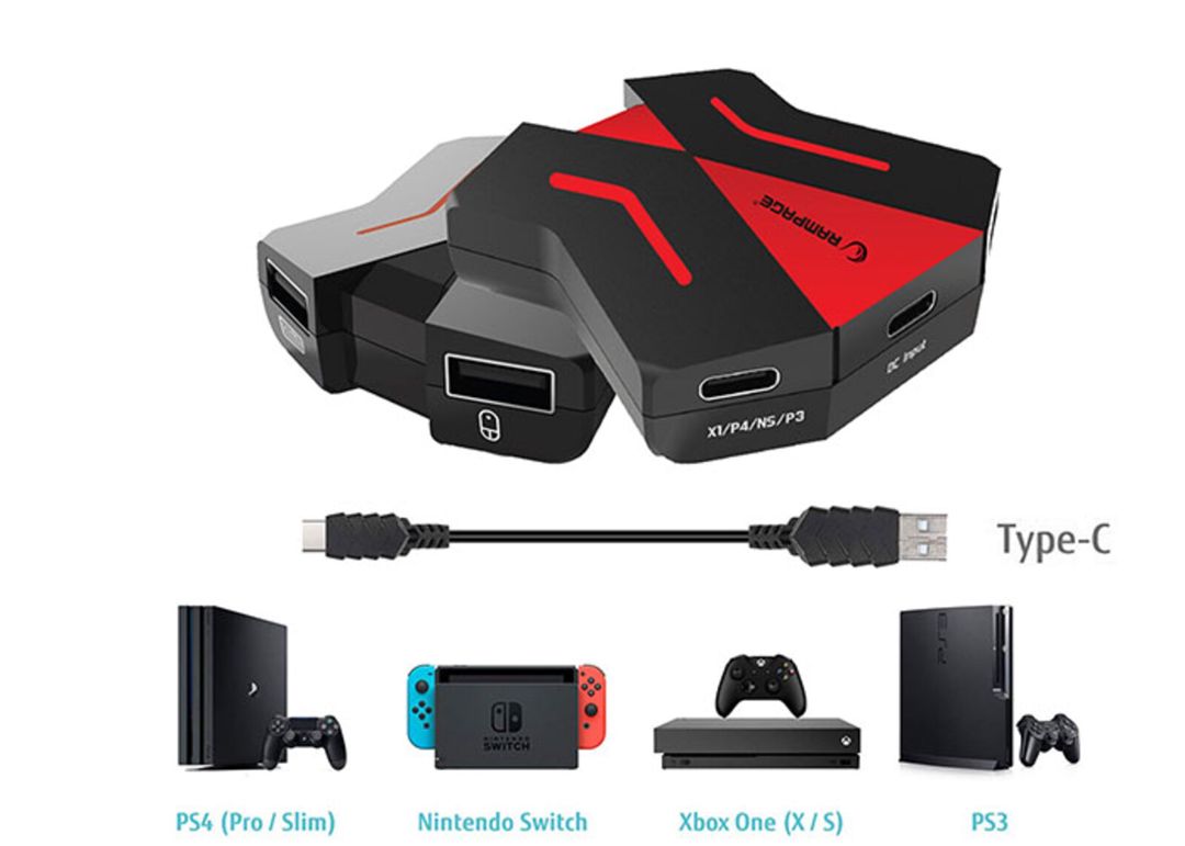 Rampage Switch Gaming klaviatura və maus Converter — Oyunlar, konsollər və proqramlar, Bakı (3)