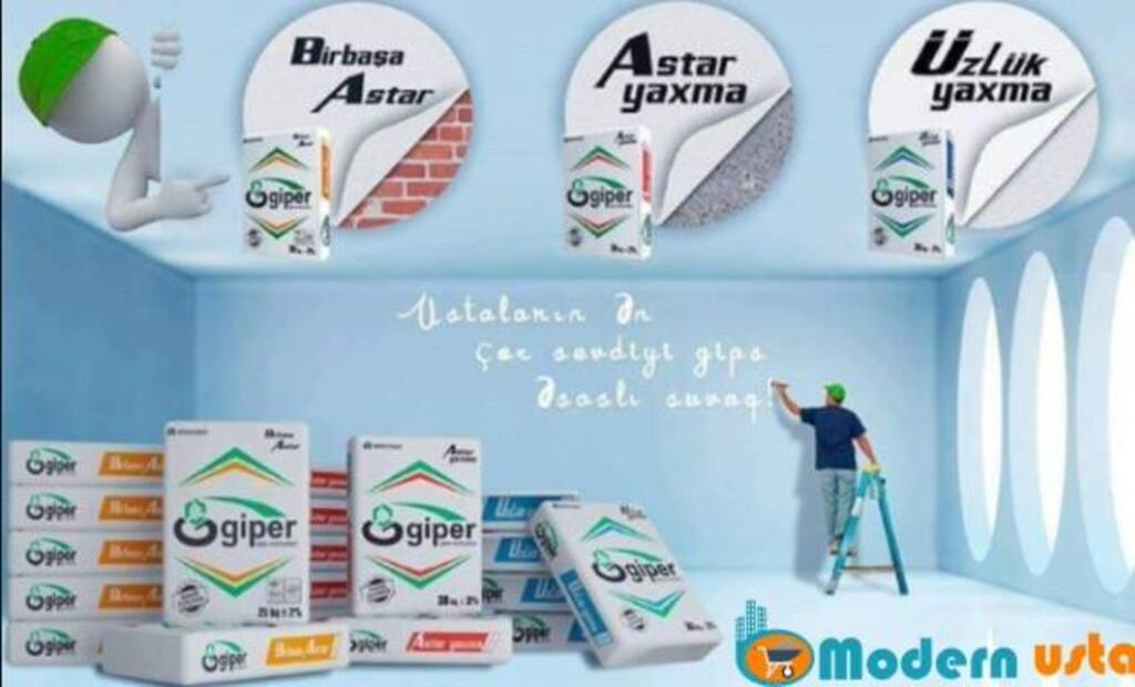 Mata, parakontakt, gips — Təmir və inşaat, Bakı (3)
