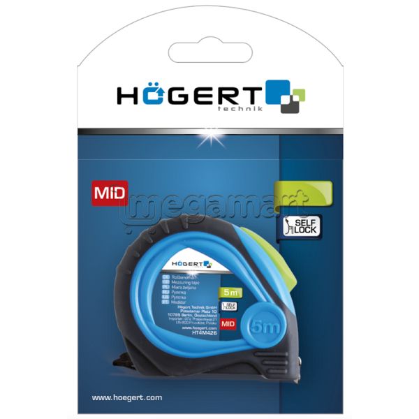 Ölçü lenti ruletka Högert HT4M426 5 m, 25 mm — Mallar, Bakı (3)