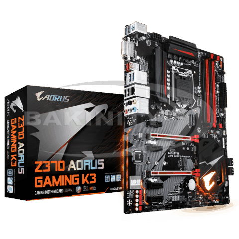 Ana plata Gigabyte Z370 Aorus Gaming K3 — 326.4 ₼ · Bakı · Ana platalar Ana plata Gigabyte Z370 Aorus Gaming K3 — Bakı
