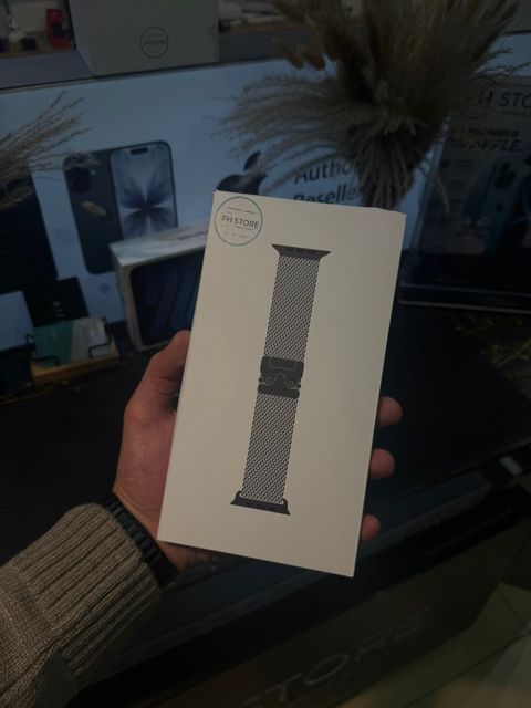 Apple watch milanese loop black titanium 49mm — Bakı