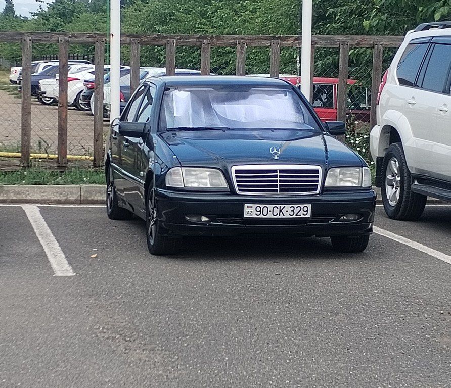 Mercedes C 180, 1.8 L, 1996 il, 415 000 km 90-CK-329 — Avtomobillər, Şəmkir (2)