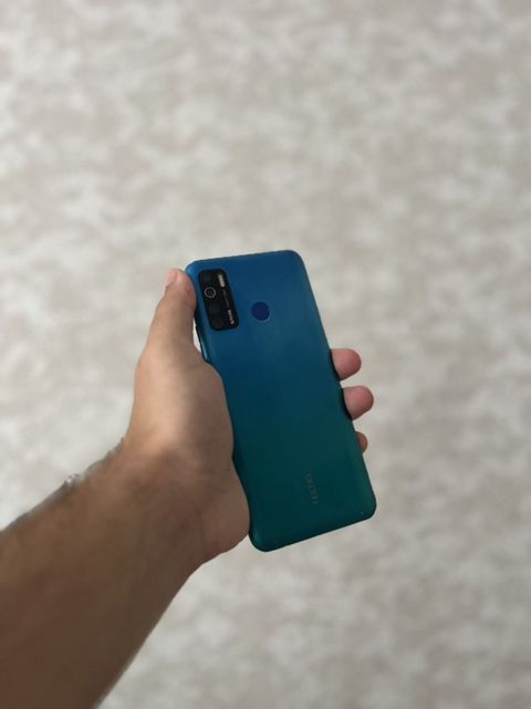Tecno Spark 5 Pro, 128 GB, rəng - Göy, Barmaq izi — Bakı