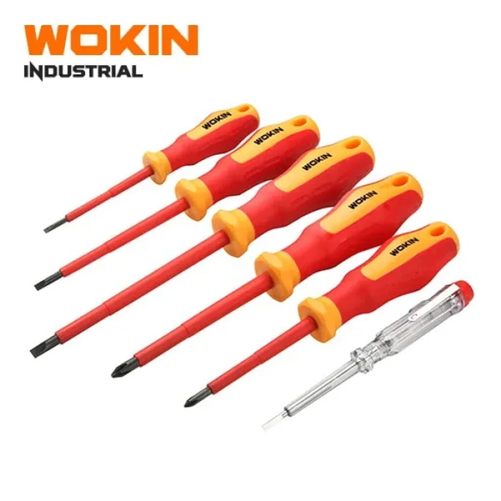 Wokın Tornavida Dəsti – 6 Parça (Model: 569406) Elektrik montajı və — Vint açarları, Bakı