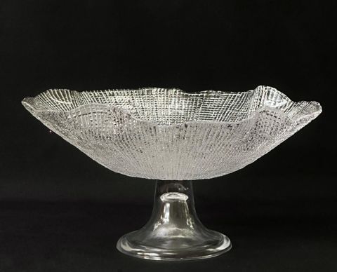 Meyvə qabı, şüşə, şəffaf, 25x30 sm — Bakı