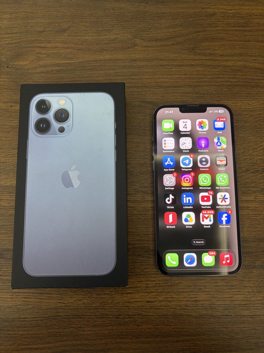 Apple iPhone 13 Pro Max Sierra Blue 128GB/6GB — Smartfonlar, Bakı (2)
