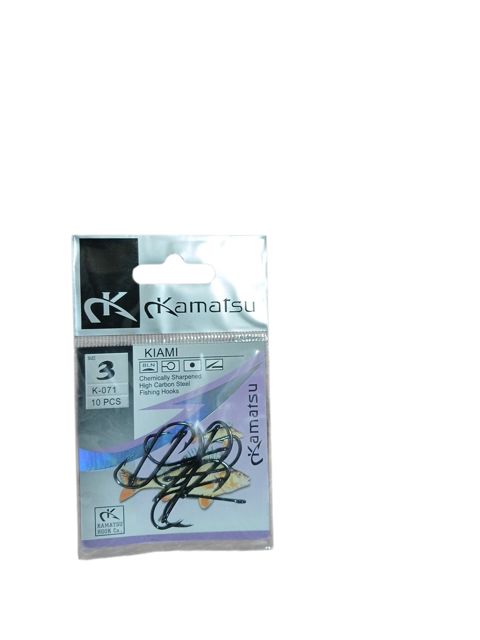 Balıq ovu üçün qarmaq dəsti Kamatsu KiamI, ölçü 3, 10 əd — 1.5 ₼ · Bakı · Mallar Balıq ovu üçün qarmaq dəsti Kamatsu KiamI, ölçü 3, 10 əd — Bakı