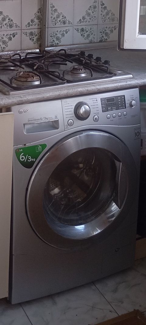 LG paltaryuyan–quruducu maşın, ön yükləməli - Inverter Direct Drive — Bakı