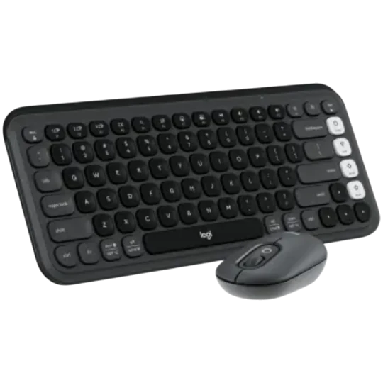 Klaviatura Logitech POP Icon Combo - Graphıt INTNL-973 — Kompüterlər və noutbuklar, Bakı (2)