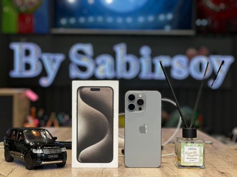 Apple iPhone 15 Pro Max Natural Titanium 1TB/8GB — Bakı