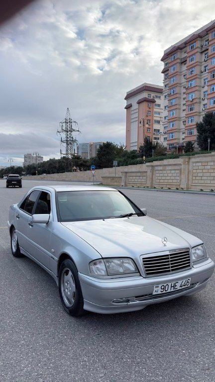 Mercedes C 180, 1.8 L, 1999 il, 352 000 km 90-HE-446 — Avtomobillər, Bakı (2)