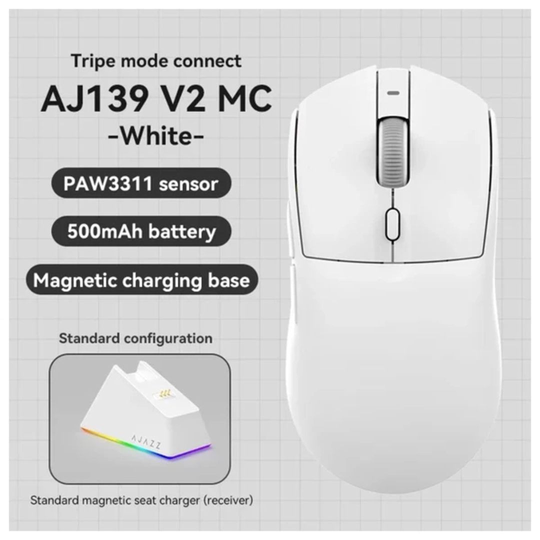 Mosue ajazz AJ139 V2 mc – whıte — Periferik cihazlar, Bakı (3)