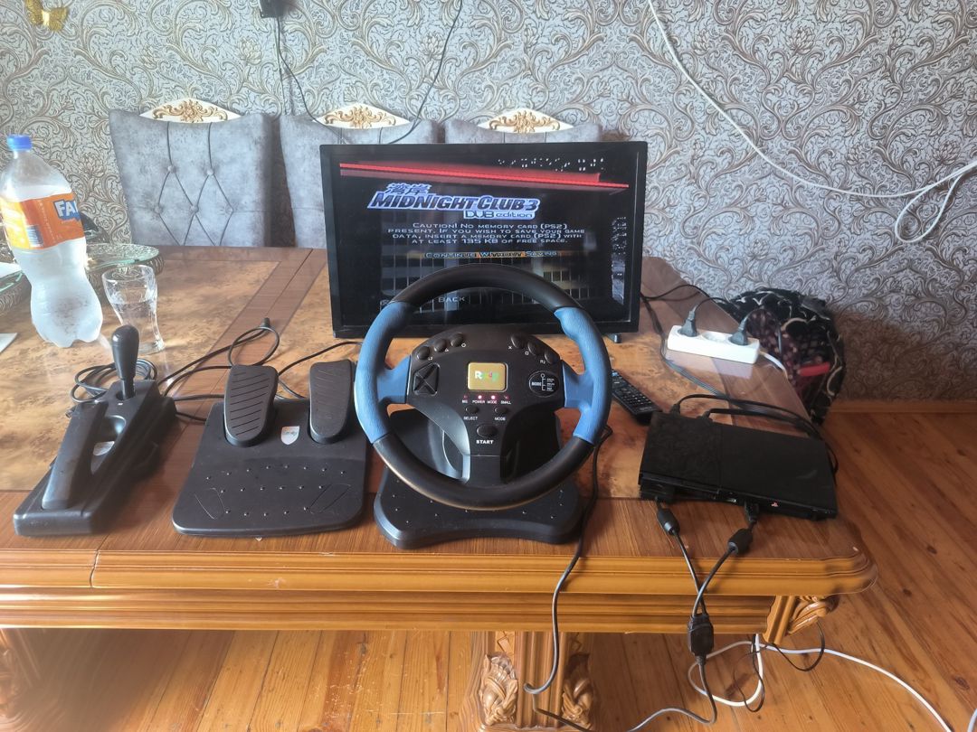 Playstation 2 və oyun sükanı — Oyunlar, konsollər və proqramlar, Bakı