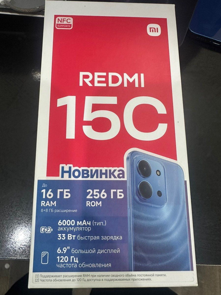 Xiaomi Redmi 15C Midnight Black 256GB/8GB — Smartfonlar, Bakı (2)