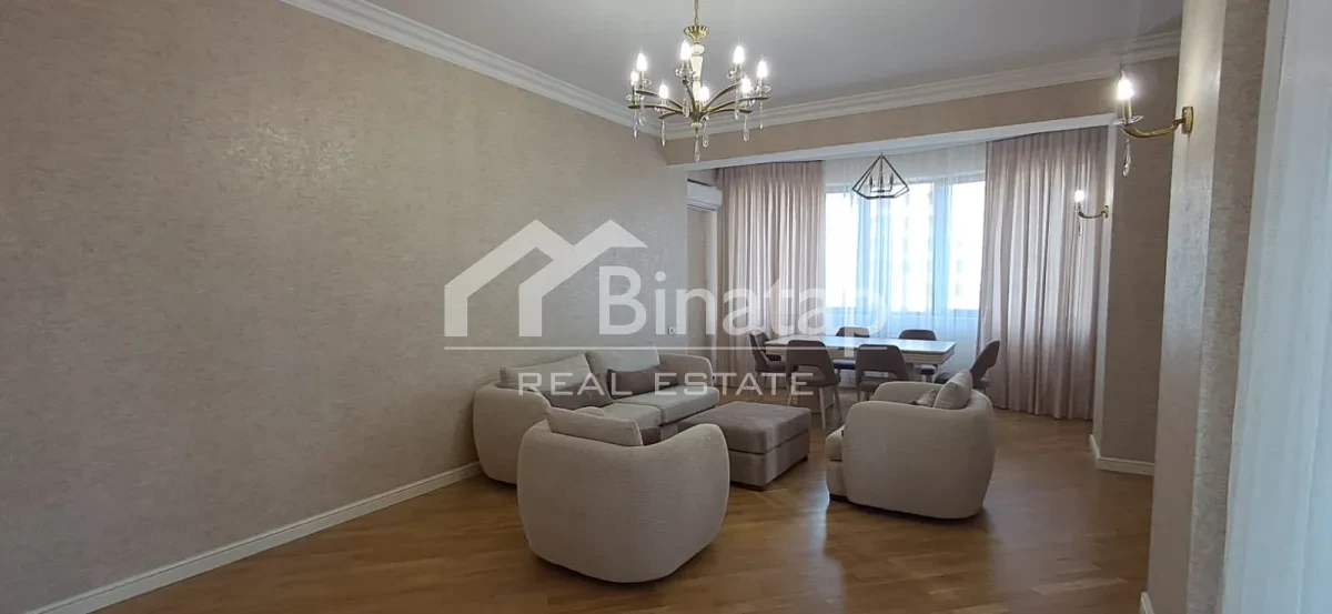 İcarəyə verilir 3 otaqlı yeni tikili 140 m², Nizami metrosu, Yasamal rayonu — Mənzil, Bakı (4)