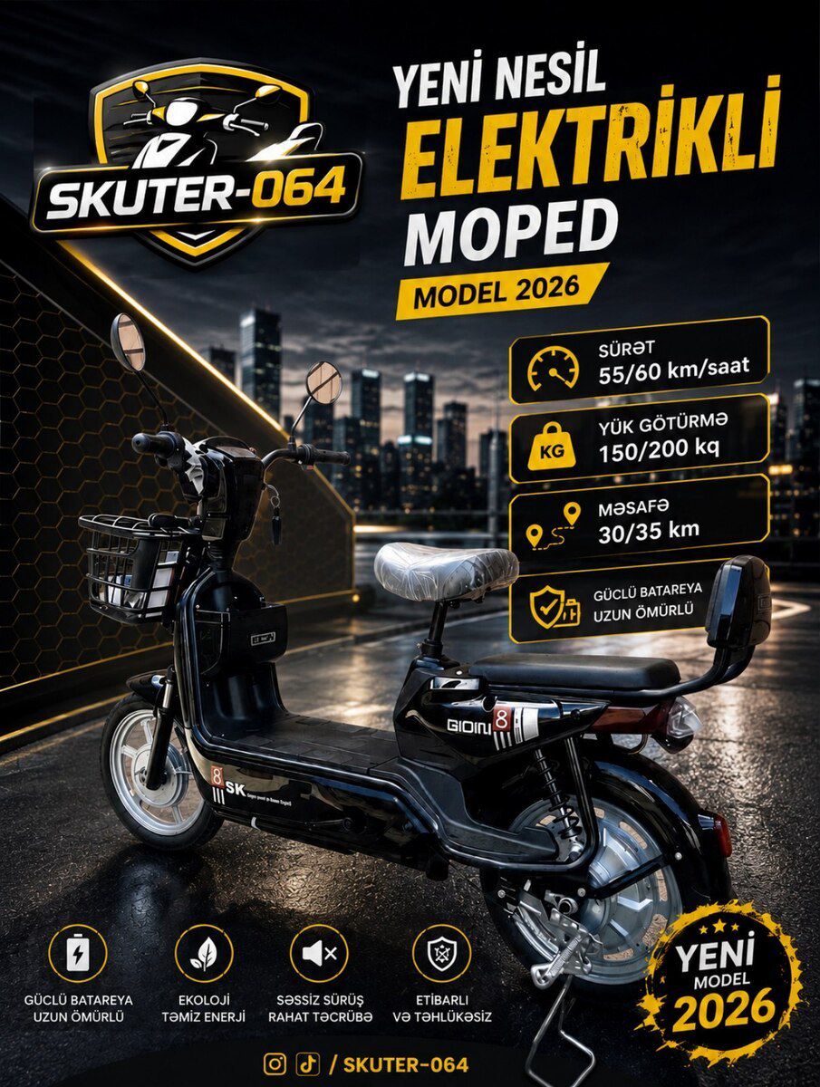 Skuter, 2026 il — Motosiklet və mopedlər, Bakı (2)