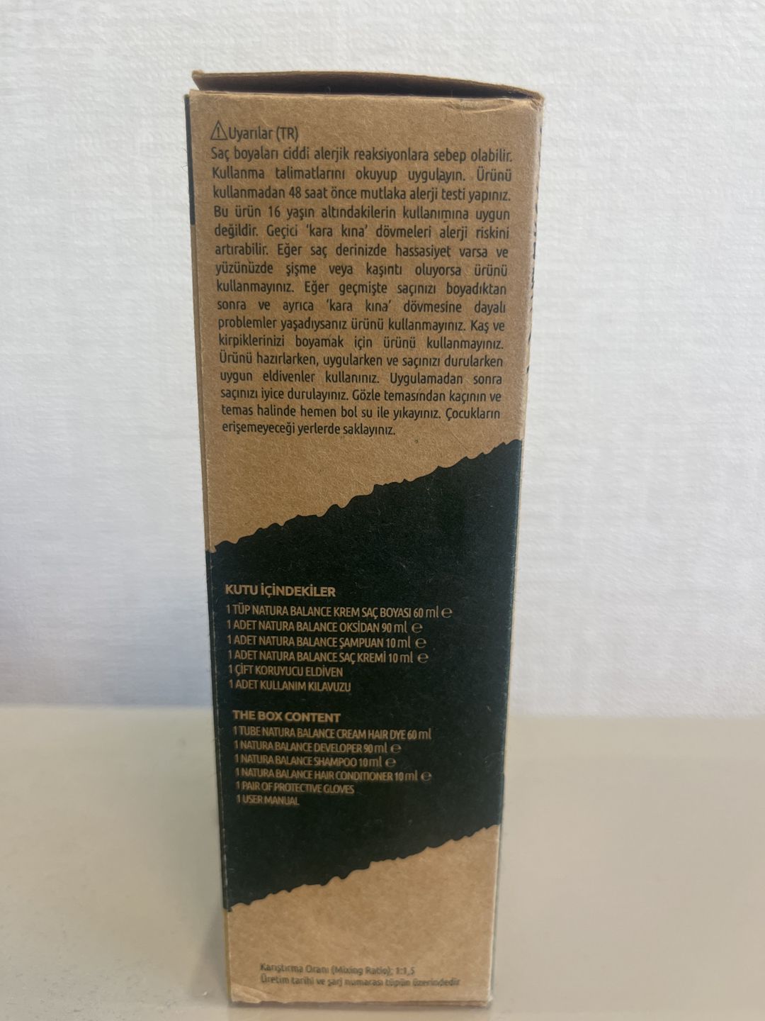 Krem-boya oksidləşdirici ilə Natura Balance N5.66 Deep Dark Red — Mallar, Bakı (3)