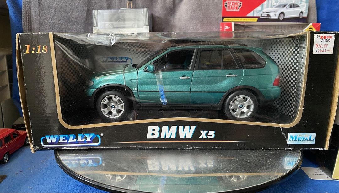 Коллекционная модель BMW X5 E53 Green 2003 — Kolleksiyalar, Bakı