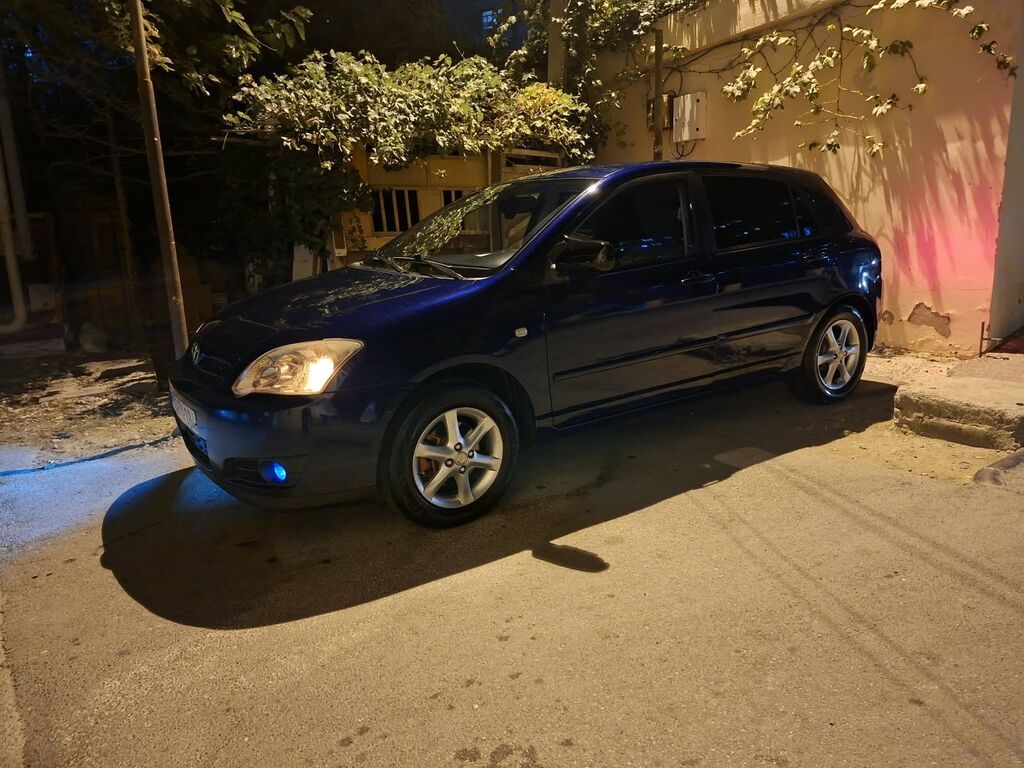 Toyota Corolla hatchback, tünd mavi Mawin ideal vezyete otur sur — Avtomobillər, Sumqayıt (3)