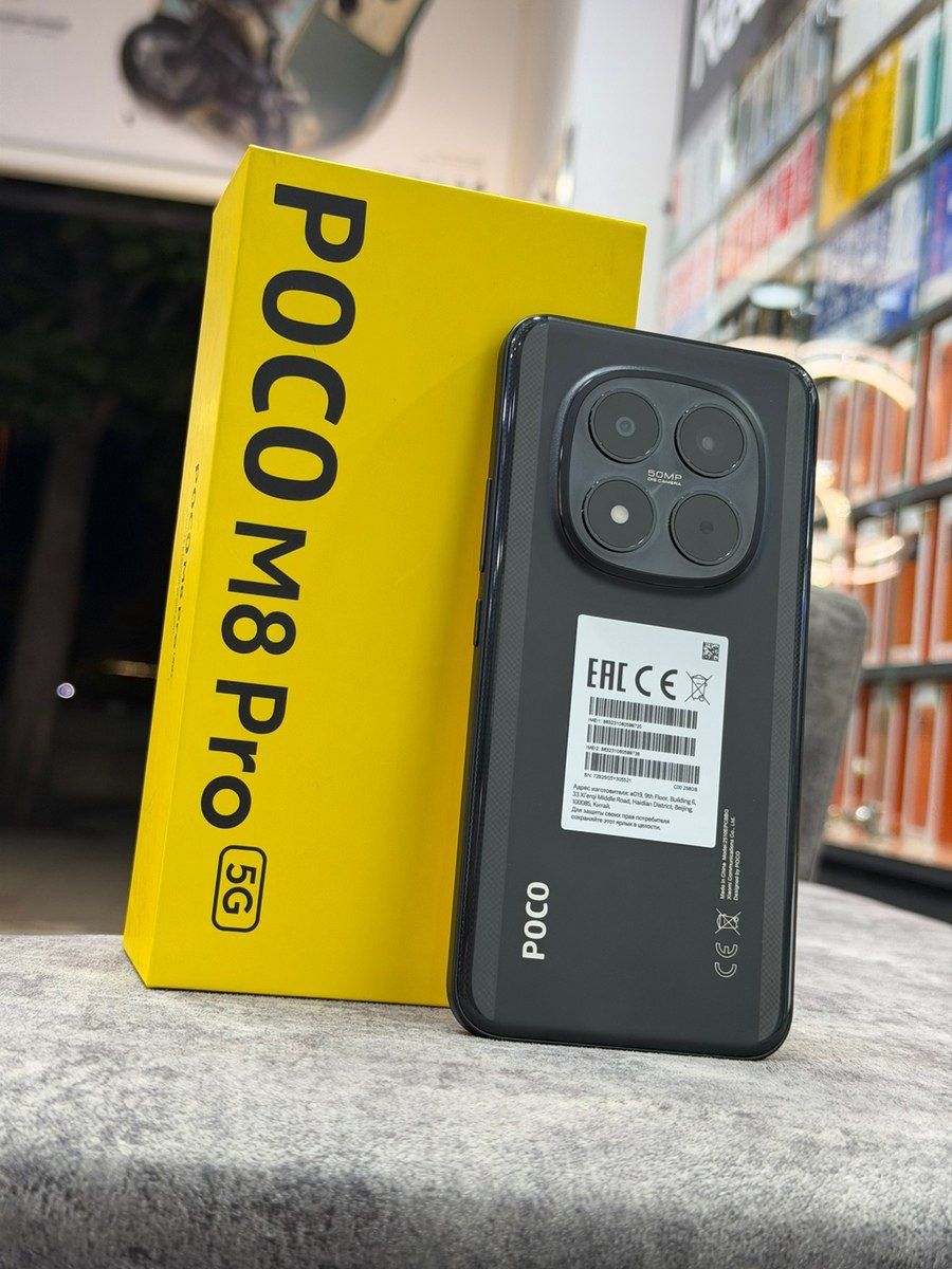 Xiaomi Poco M8 Pro 5G Black 256GB/8GB — Smartfonlar, Bakı (4)