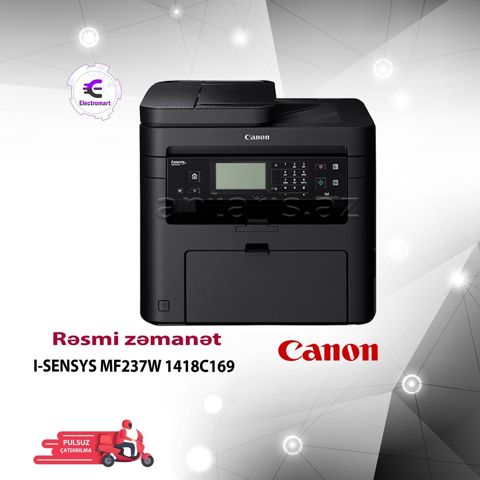 Canon i-SENSYS MF237w CIS A4 B&W Laser MFP 1418C169 — Bakı