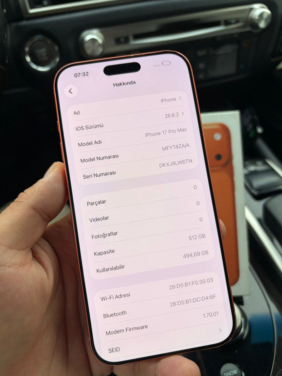 Apple iPhone 17 Pro Max Cosmic Orange 512GB/12GB — Smartfonlar, Bakı (7)