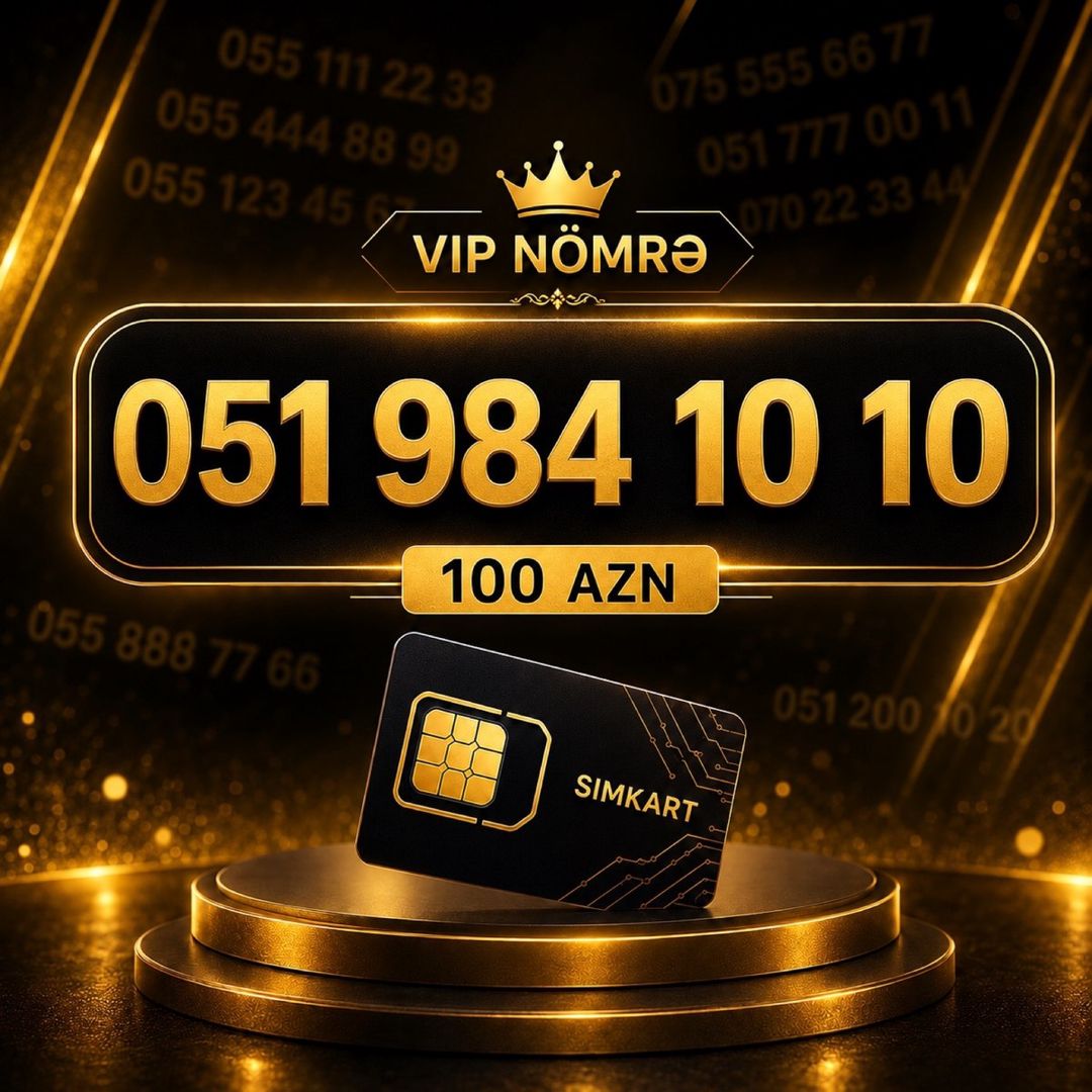 Azercell nömrə – (051) 984-10-10 — Sim kartlar, Bakı