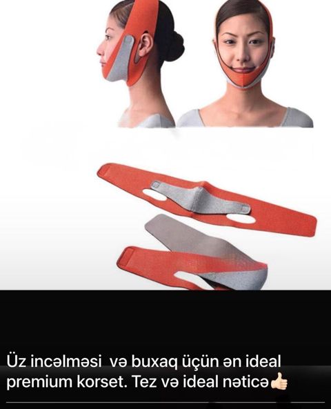 V-şəkilli üz üçün elastik bandaj - Məqsəd: çənə və yanaq xəttini — 25 ₼ · Bakı · Şəxsi əşyalar V-şəkilli üz üçün elastik bandaj - Məqsəd: çənə və yanaq xəttini — Bakı