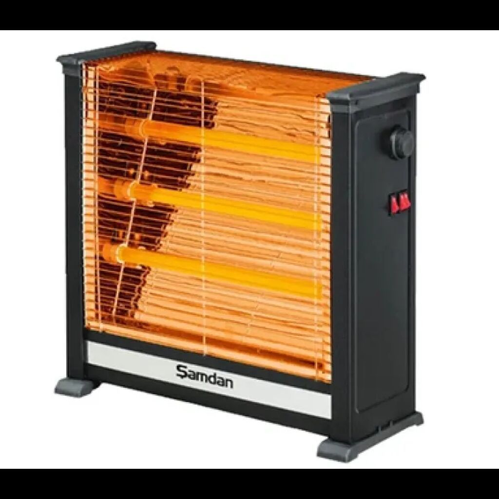 Şamdan Elektrik Qızdırıcısı – 2200W Döşəməüstü Otaq Qızdırıcısı — Isıtıcılar və isı ventilatorları, Bakı