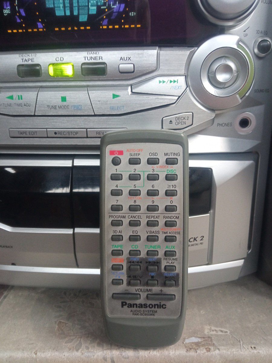 Musiqi mərkəzi Panasonic SA-AK38 — Səs texnikası, Bakı (7)