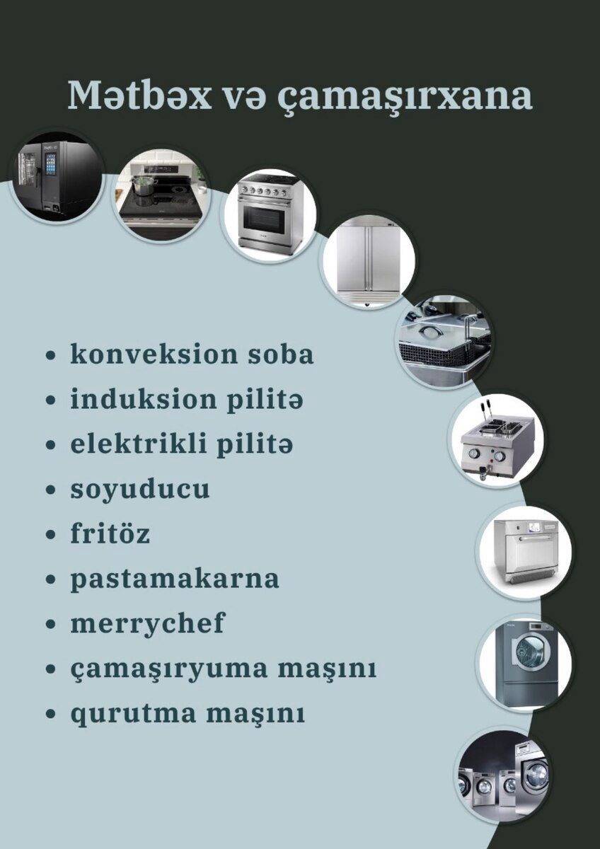 Restoran avadanlıqları təmiri — Aparatların təmiri və quraşdırılması, Bakı
