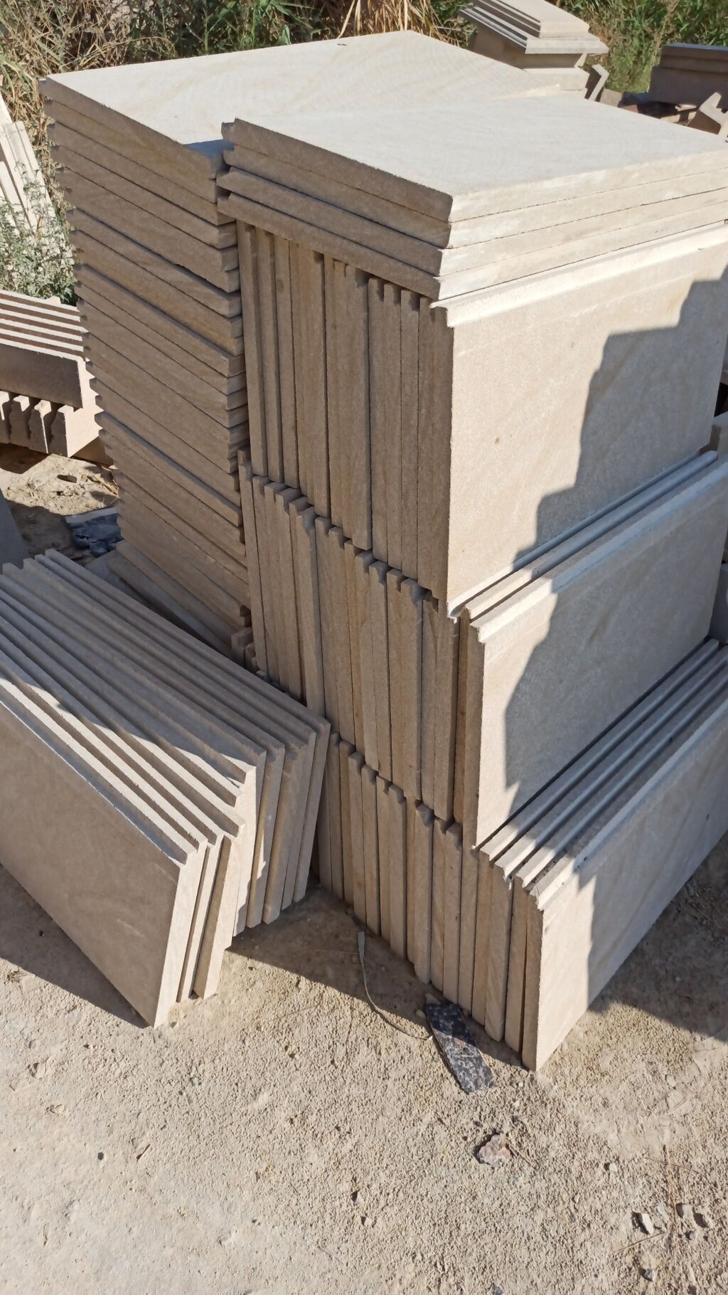 Daş üzlük və pillədaş panelləri - Material: təbii daş (bej-açıq qum — Plitka və örtü materialları, Bakı (4)