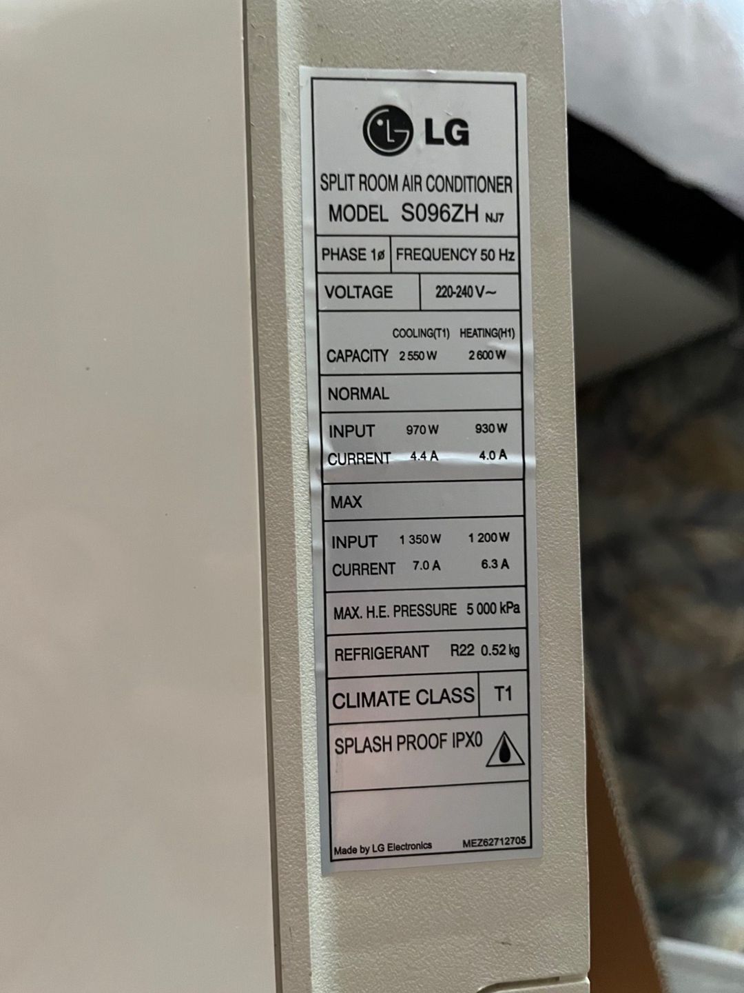 Kondisioner "LG" — Ev texnikası, Bakı (2)