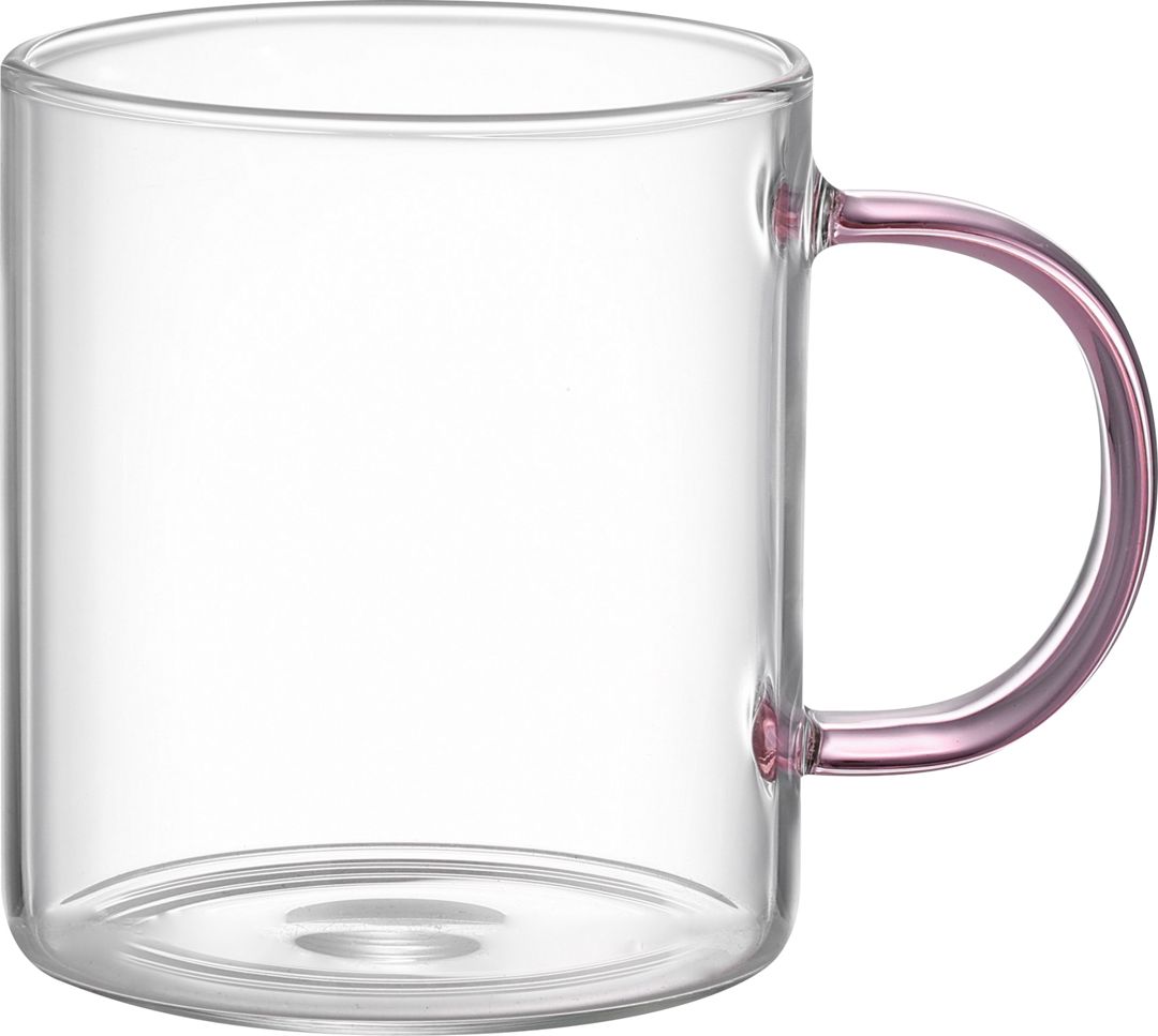 Fincan dəsti Aramoro Myrra, şüşə, şəffaf/çəhrayı, 350 ml — Mallar, Bakı (2)