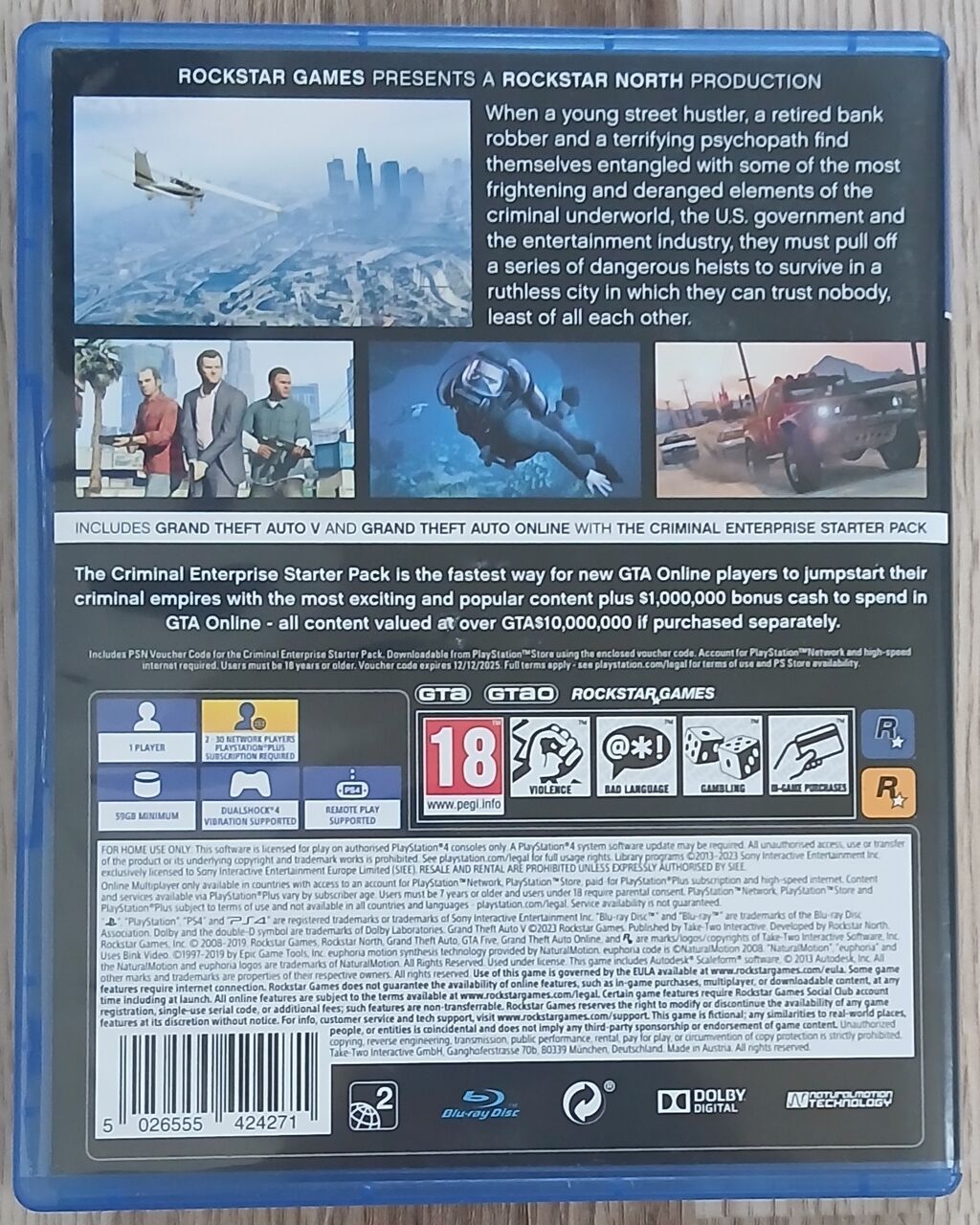 Məhsul: Grand Theft Auto V – Premium Edition (PS4, Blu‑ray Disc) — Oyun konsolları, Digah (2)