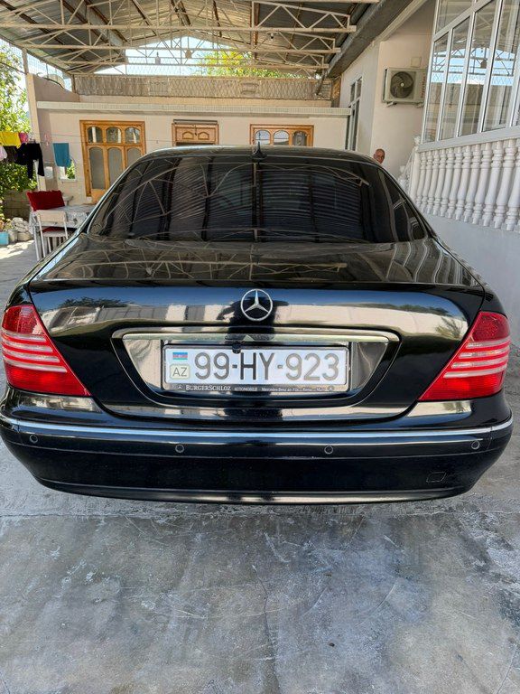 Mercedes S 320, 3.2 L, 2003 il, 350 000 km 99-HY-923 — Avtomobillər, Ağdaş (12)