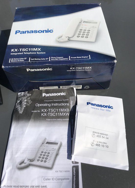 Stasionar telefon "Panasonic KX-TSC11MX" — Smartfonlar, Bakı (2)