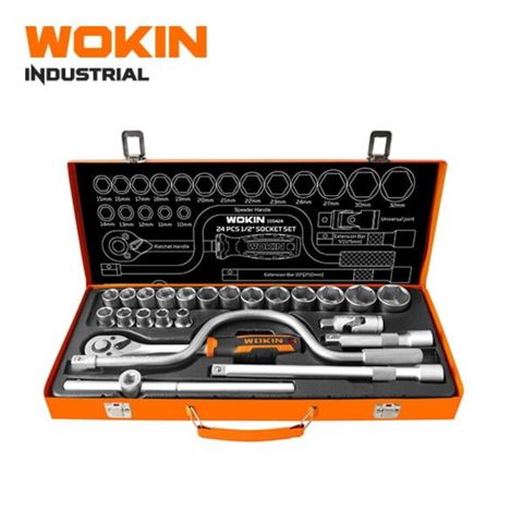 "Wokin 24parça Lokma" açar dəsti 1/2 10-32 mm — Bakı
