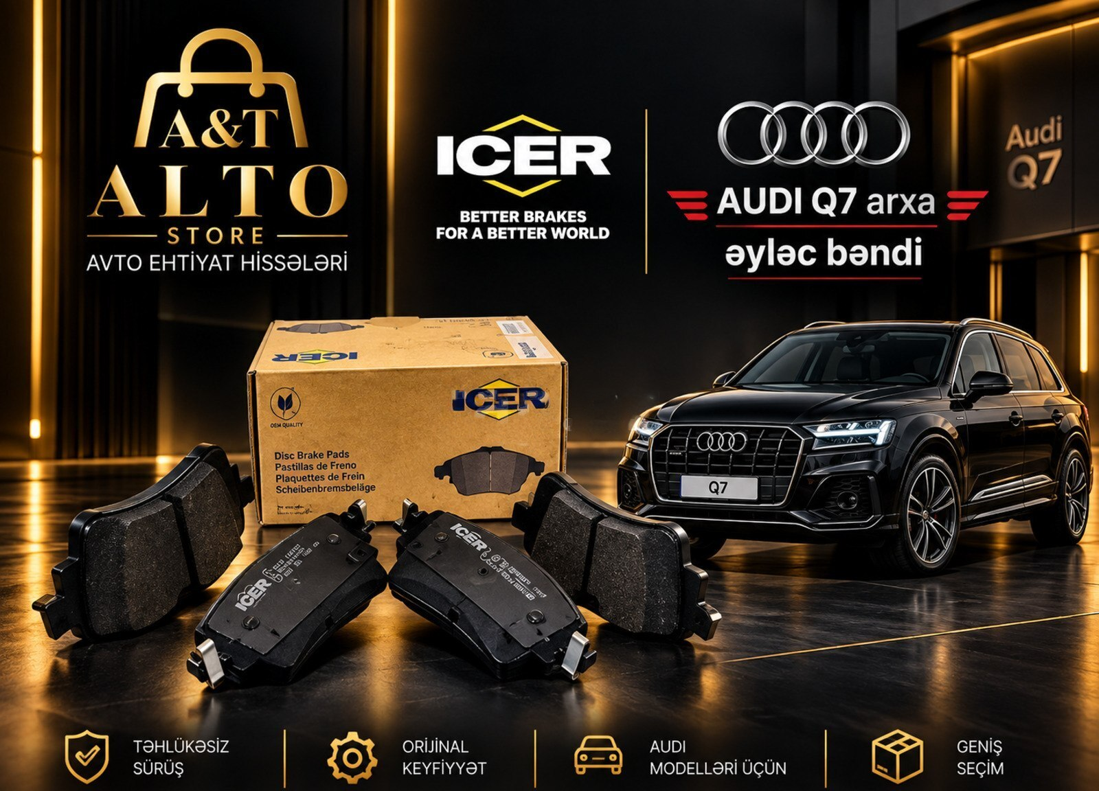 Arxa əyləc bəndi Audi Q7 — Bakı