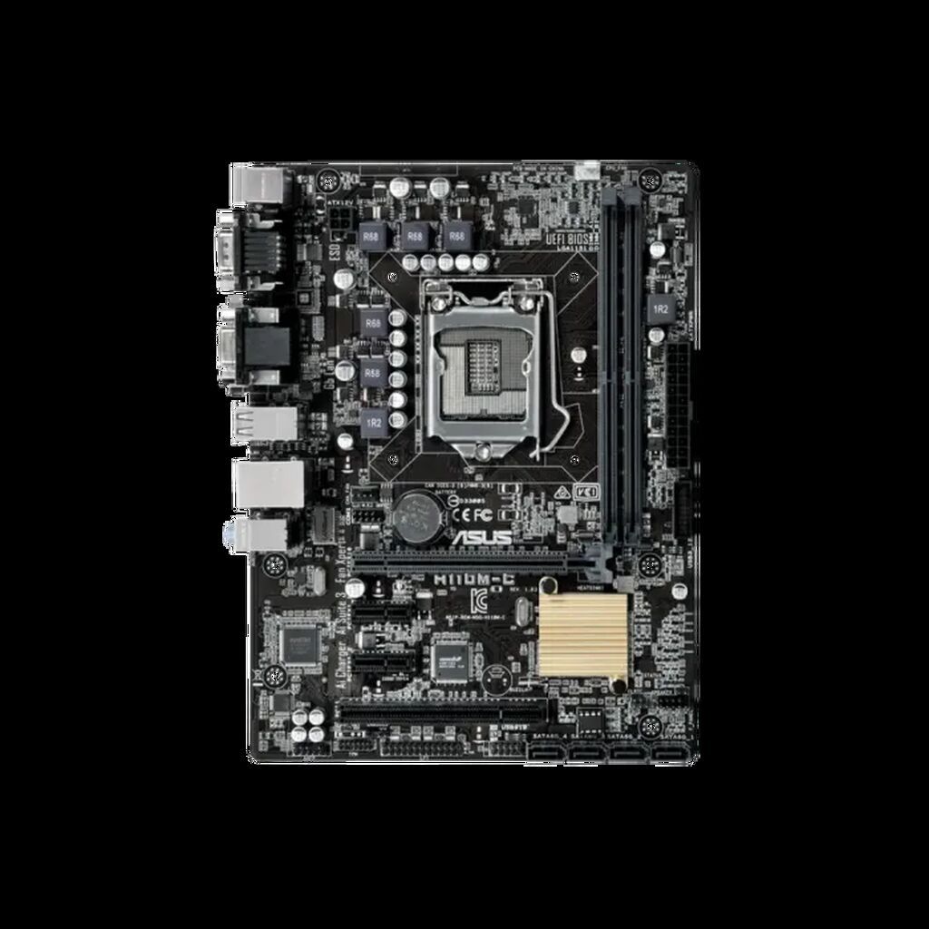 ASUS H110M-C (P/N: 90MB0NY0-M0EAY0) – Intel H110 Express chipsetli — Ana platalar, Bakı (2)