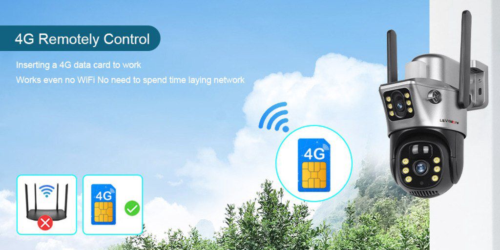 4G Sim kartlı solar kamera — Ağıllı ev və təhlükəsizlik, Bakı (4)