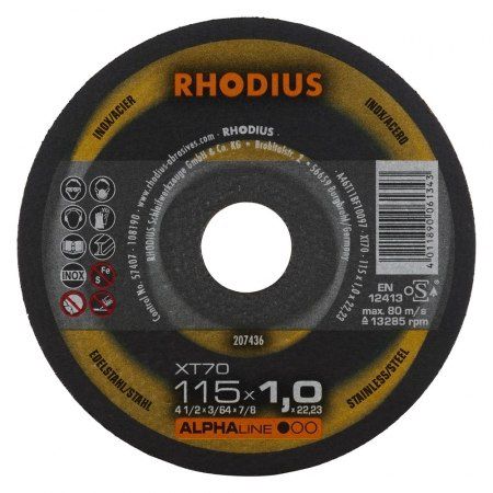 Kəsmə daşı nerj 115x1.0 "Rhodius" — Bakı