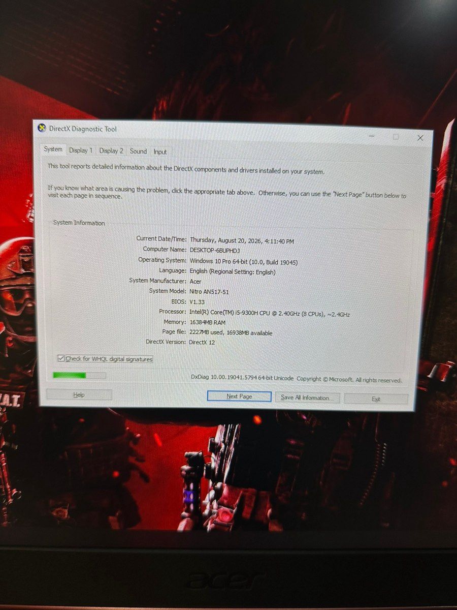 Noutbuk Acer Nitro 5 — Noutbuklar, Bakı (4)