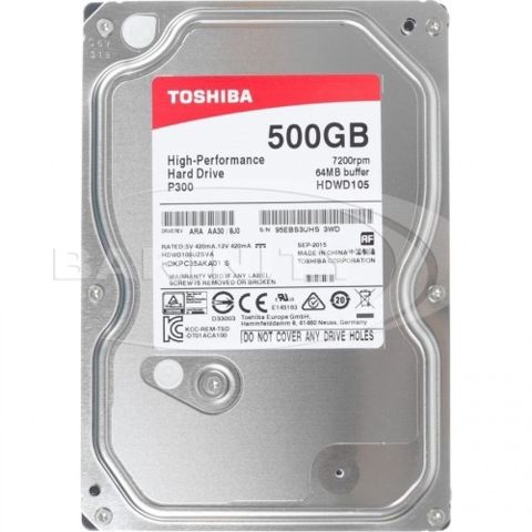 Sərt disk Toshiba 500GB HDWD105UZSVA HDD — 82 ₼ · Bakı · Sabit diskləri Sərt disk Toshiba 500GB HDWD105UZSVA HDD — Bakı