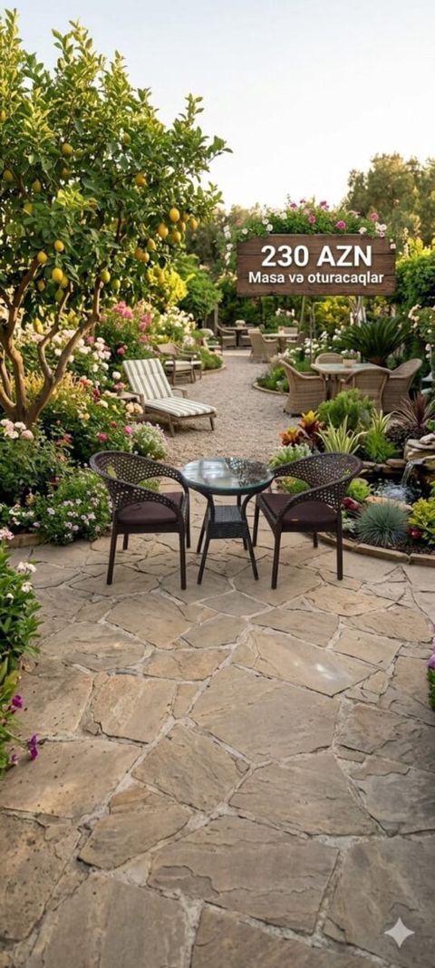 Masa və oturacaqlar — Bakı