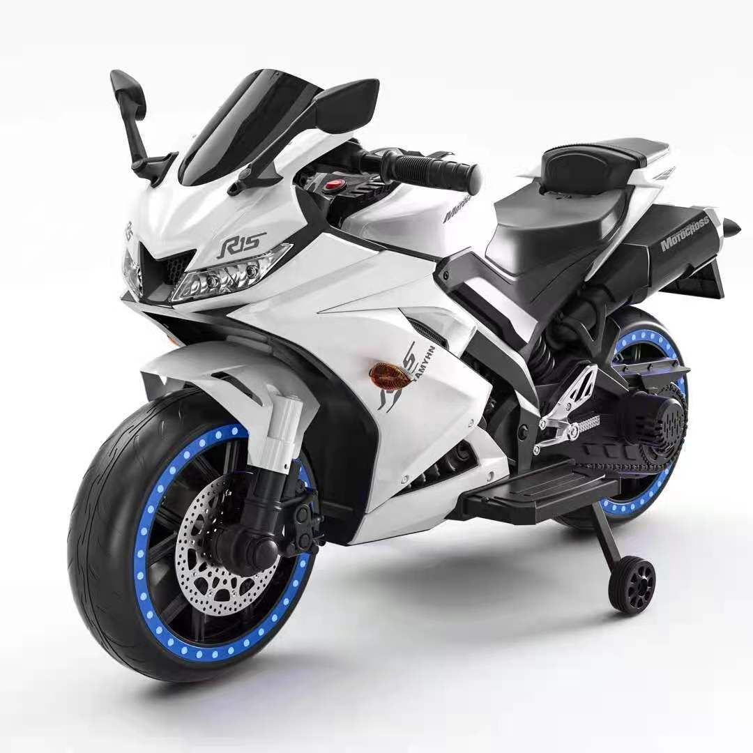 Uşaqlar üçün elektrikli motosiklet R15 — Uşaq avtomobilləri, Bakı (2)