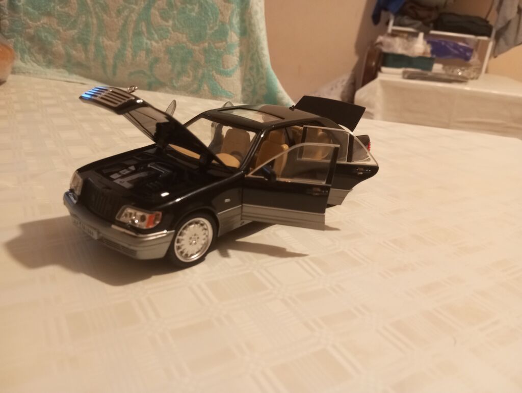 Mercedes-Benz S320 (W140) kolleksiya modeli – detalı yüksək die-cast — Modellar, Xırdalan (3)