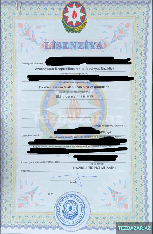 Hazır Biznes Lisenziyalı tikinti şirkəti) — Hazır biznes, Bakı