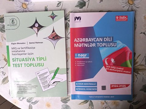 Satılır: iki ədəd hazırlıq vəsaiti (tədris kitabı) Ümumi paket 22 — Bakı
